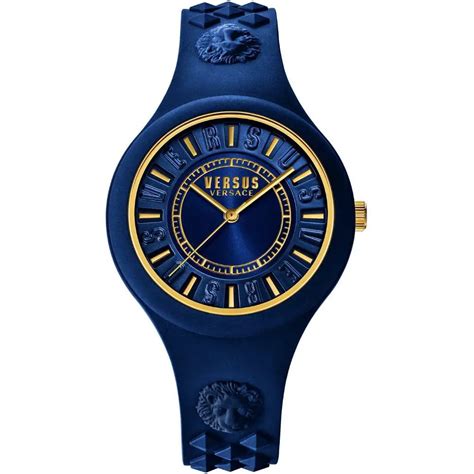 mens versus versace white with rubbet wrist band watches|Versace leather watch.